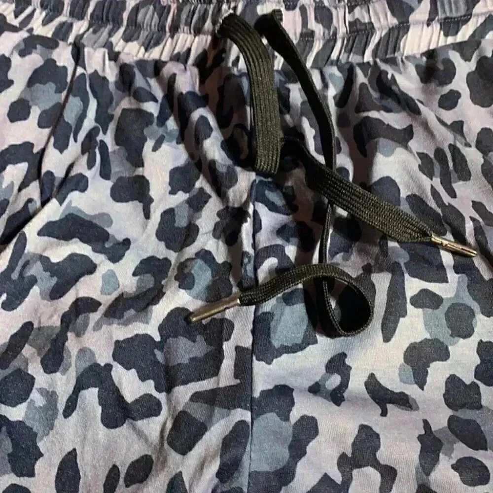 Leopard Print Drawstring Lux Pants - image 4